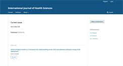 Desktop Screenshot of ijhs.org.sa